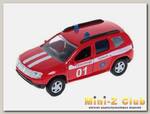 Машина Autotime 'RENAULT DUSTER' пожарная охрана 1:38