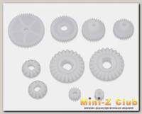 Полный комплект шестерней трансмиссии для моделей HobbyPlus CR-18/CR-24