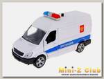 Машина Autotime 'GERMANY PANEL VAN' милиция, звук, свет 1:36