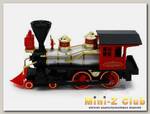 Машина Kinsmart Classic Locomotive инерция (1/6шт.) 17,5см б/к