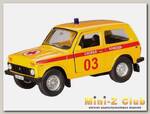 Машина Autotime 'LADA 4x4' скорая помощь 1:36