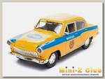 Машина 'АВТОПАНОРАМА' ГАЗ-21 'Волга' 1/24 в/к 26*12*11см, желтая