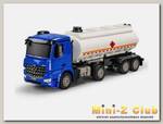 Радиоуправляемый тягач с цистерной Double Eagle Mercedes-Benz Actros 1/26 2.4G RTR