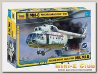 Сборная модель ZVEZDA Российский вертолёт МЧС МИ-8, 1/72