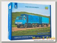 Сборная модель AVD КАМАЗ-5320 с прицепом ГКБ-8350, 1/43