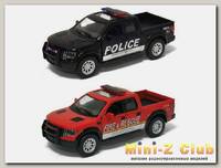 Машина Kinsmart 1:40 Ford F-150 Police Fire Rescue в асс. инерция (1/12шт.) б/к