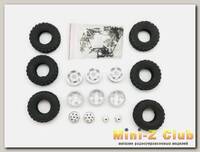 Комплект колес WPL 4WD, металллические диски, KIT