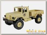 Радиоуправляемая машина MN MODEL военный грузовик (песочный) 4WD 2.4G 1/16 RTR