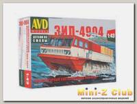 Сборная модель AVD Шнекороторный снегоболотоход ЗИЛ-4904, 1/43