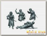 Сборные солдатики ZVEZDA Немецкая пехота 1939-1942гг (зима), 1/72