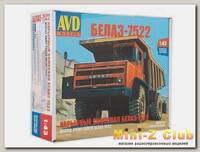 Сборная модель AVD Карьерный самосвал БЕЛАЗ-7522, 1/43
