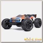 Радиоуправляемая модель монстра ARRMA KRATON V6 BLX 1:8 4WD 6S Brushless RTR (цвет синий с оранжевым)