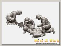 Сборные солдатики ZVEZDA Британские санитары, 1/72