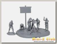 Сборные солдатики ZVEZDA Немецкий 120-мм миномет с расчетом, 1/72