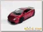 Машина Ideal 1:30-39 Lamborghini Gallardo LP570-4 Superlegger (блест. метал. крас.)
