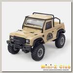 Радиоуправляемый краулер HobbyPlus CR24 Defender pickup 1/24 RTR (цвет песочный)