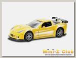 Машина Ideal 1:30-39 Chevrolet Corvette C6.R (блест. метал. желт.)
