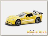 Машина Ideal 1:30-39 Chevrolet Corvette C6.R (блест. метал. желт.)