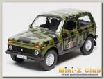Машина Autotime 'LADA 4x4' армейская 1:36