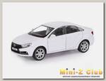 Машина 'АВТОПАНОРАМА' LADA VESTA седан, 1/24, белый, свет. звук. эффекты, в/к 24,5*12,5*10,5 см