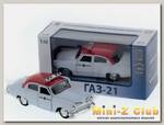 Машина 'АВТОПАНОРАМА' инерц.ГАЗ-21 (такси) 1/43, в/к 14*7*5,5 см