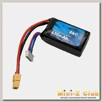 Аккумулятор B&C 650 mAh 4S(14,8V) 75С XT60, Soft Case