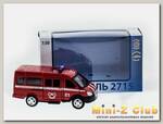 Машина 'АВТОПАНОРАМА' инерц. 'ГАЗель'(пожарная) 1/50, в/к 14,5*8*5,5 см