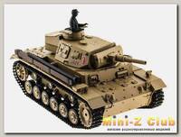 Радиоуправляемый танк Heng Long Panzer III type H Original V6.0 2.4G 1/16 RTR