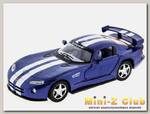 Машина Kinsmart 1:36 Dodge Viper GTSR инерция (1/12шт.) б/к