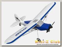 Радиоуправляемый самолет Volantex RC Sport Cub 400мм 2.4G 2ch LiPo RTF с гироскопом (цвет синий)