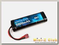 Аккумулятор B&C NiMH 6-Cells 5000 MAH 7.2V, T-Plug