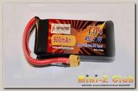 Аккумулятор VANT Li-pol 900mAh, 45c, 2s1p, XT60/EC3/Deans VTB900XP45-2S
