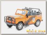 Машина 'АВТОПАНОРАМА' УАЗ-469 1/24 в/к 22*12*11 см, оранжевая