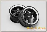 A2555 Алюминиевые диски для Remo Hobby 1/16 Черный