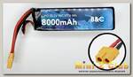 Аккумулятор B&C LiPo 8000 mAh 22.2V (6s), 90C, XT60, Soft case