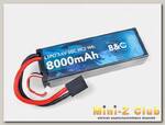 Аккумулятор LiPo B&C - 7,4V 8000МАЧ 50C (2S, Hardcase, TRX)