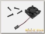 Вентилятор регулятора Hobbywing FAN-MP4510SH-6V-8000RPM@6V-0.30A-BLACK (45*45*10мм) влагозащищён