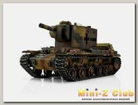 Радиоуправляемый танк Torro KV-2 1/16 ВВ-пушка, дым, зеленый V3.0 2.4G RTR