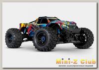 Радиоуправляемая модель монстра TRAXXAS Maxx Wide™ 1/10 4S 4WD c аппаратурой TQi™ 2.4 GHz TSM (цвет Рок-н-Ролл)