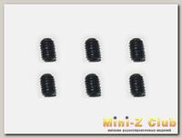 Винт регулировочный M3x10 под шестигранник, 6шт.