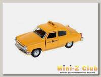 Машина Autotime 'ГАЗ-21 'ВОЛГА' желтое такси 1:43