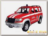 Машина Autotime 'UAZ PATRIOT' пожарная охрана 1:43
