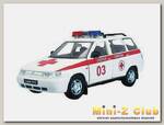Машина Autotime 'LADA 111' скорая помощь 1:36