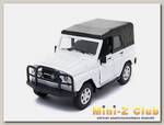 Машина 'АВТОПАНОРАМА' УАЗ-469 1/24 в/к 22*12*11 см, белая, тент