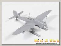 Сборная модель ZVEZDA Нем.бомбардировщик Юнкерс Ju-87B2-U4 'Stuka' на лыжах (сборка без клея), 1/72