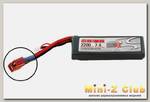 Team Orion Li-Po 7,4В(2S) 2200mah 50C SoftCase Deans plug with LED charge status