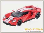 Машина Kinsmart 1:38 2017 Ford GT with printing инерция (1/12шт.) б/к