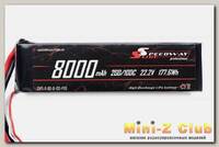 Аккумулятор Speedway Slide Li-Po 6S 22.2v 8000mAh 100C XT90S Softcase