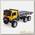 Радиоуправляемый краулер HobbyPlus CR18P Flat Bed 6X6 1/18 RTR (цвет желтый)