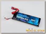 Аккумулятор LiPo B&C - 7.4v 5000мАч 50C (2S, Softcase, разъём T-Plug)